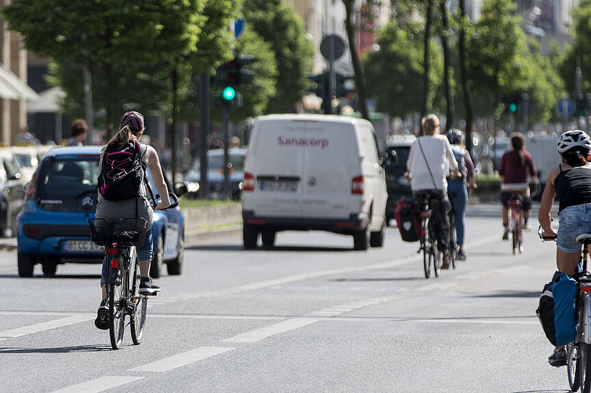 Radfahren in der Stadt Verkehrsleistung von Fahrrad in Hessen verdreifacht