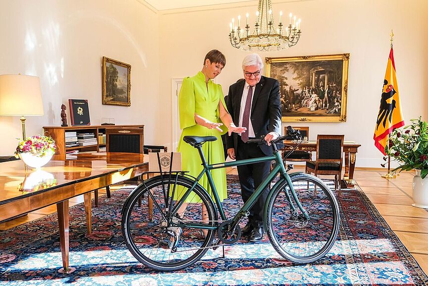 Präsidentin Kaljulaid und Bundespräsident Steinmeier Präsidentin Kaljulaid und Bundespräsident Steinmeier